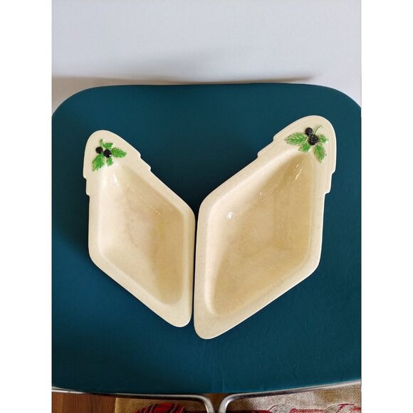 Vintage 1930s SylvaC England pottery dishes pair no. 1861 - Picture 3 of 10